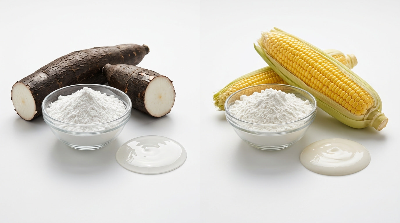 Tapioca Starch vs Cornstarch: Key Differences